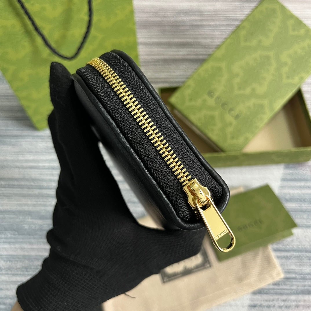 GUCCI Black Inter G Zip Pouch - Image 6