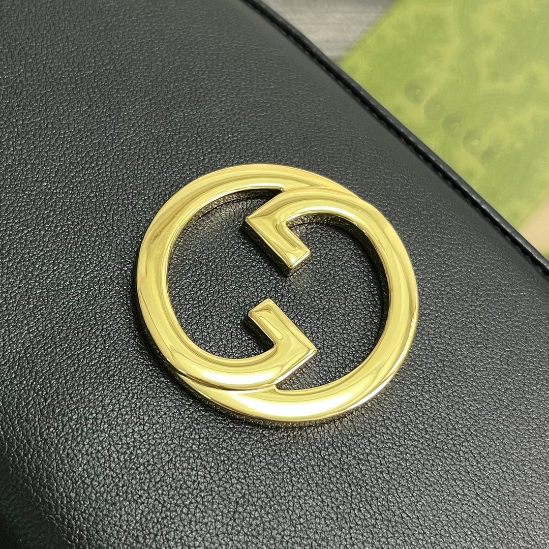 GUCCI Black Inter G Zip Pouch - Image 4