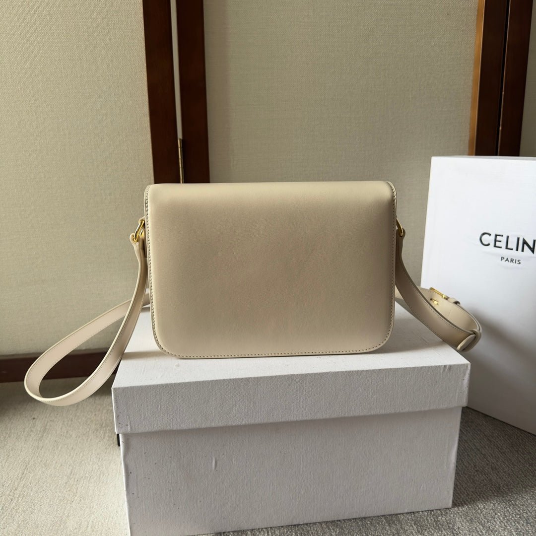 Celine Classique 22 Cream Calfskin Bag - Image 3
