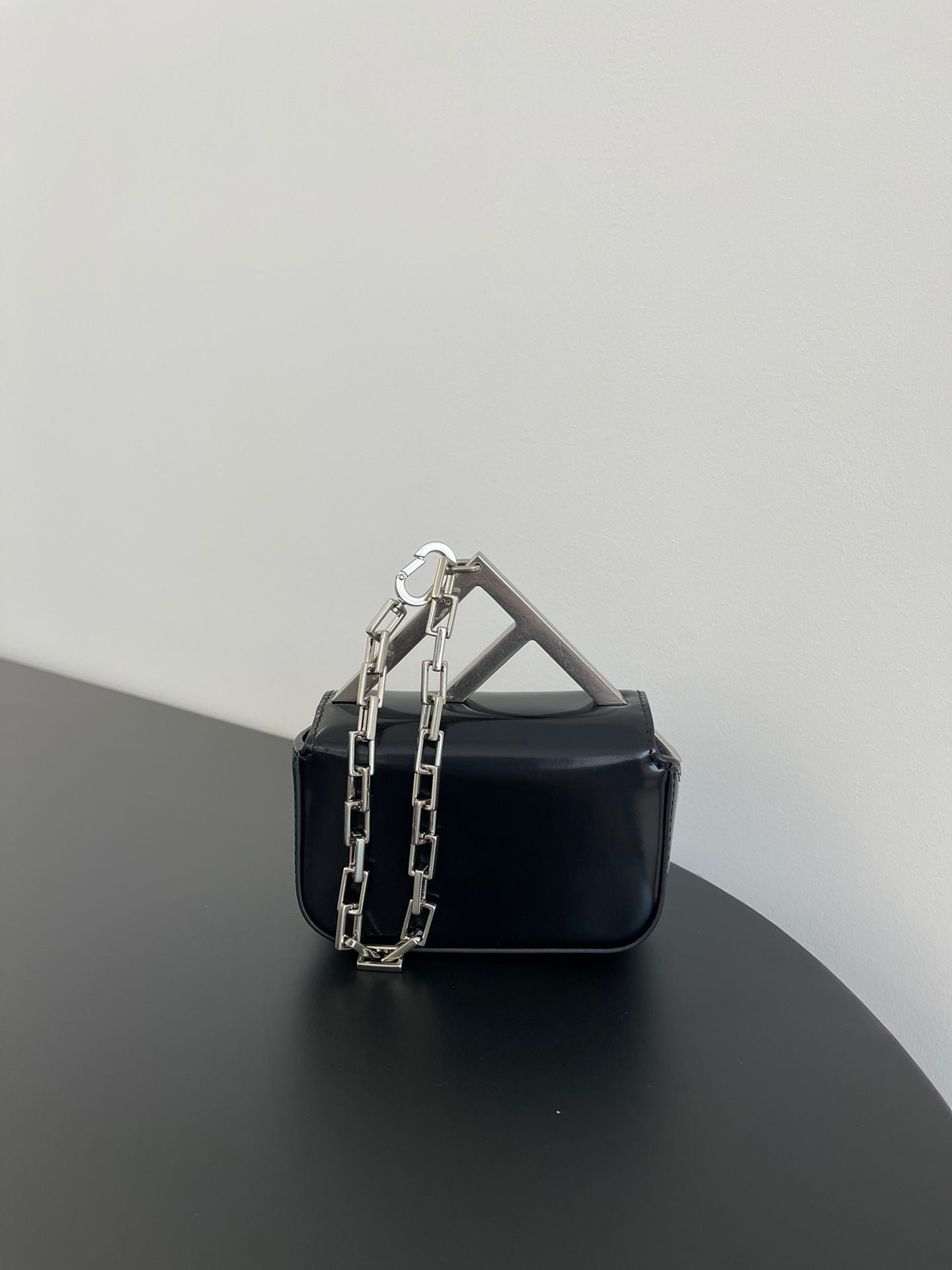 Alternative view of Fendi Mini First Sight 13 Black Calfskin Silver
