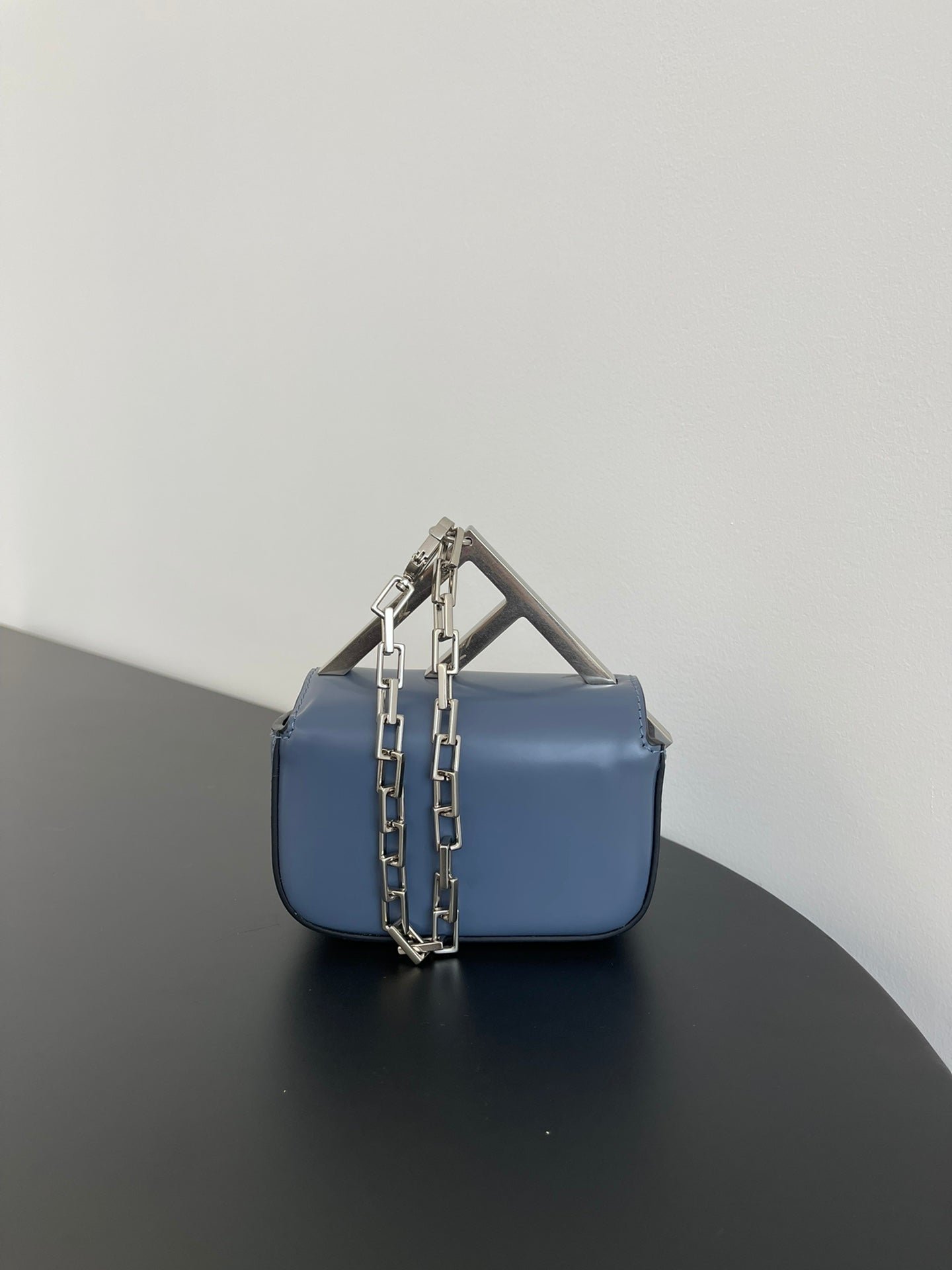 Alternative view of Fendi Mini First Sight 13 Pigeon Blue Calfskin Silver Hardware Bag