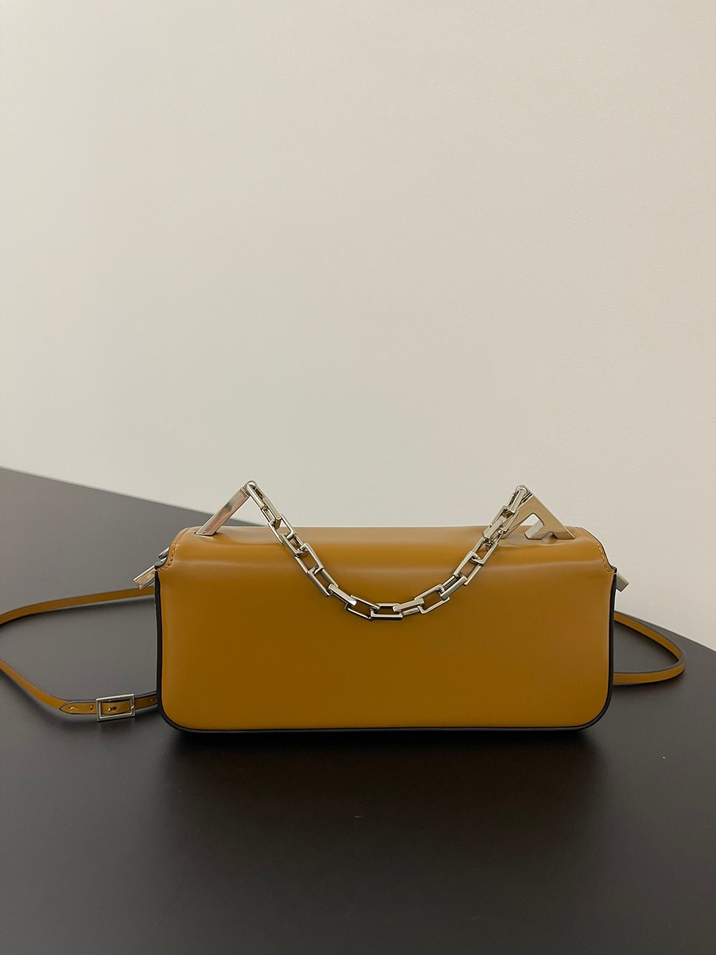Alternative view of Fendi Mini First Sight 23 Copper Brown Calfskin Silver