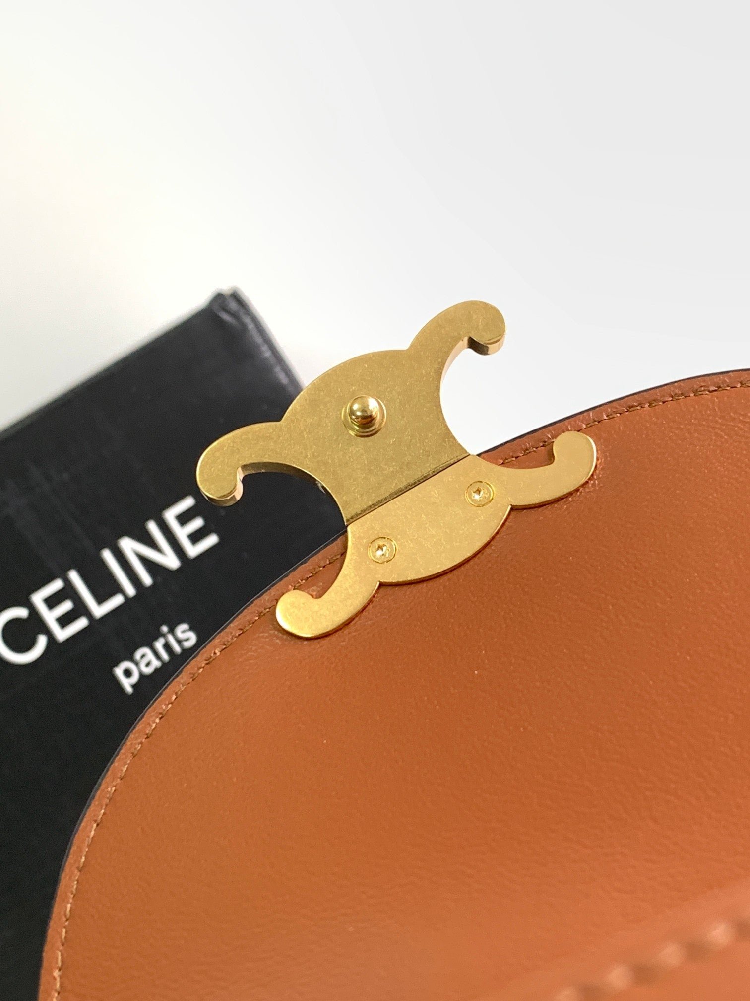 Celine Triomphe Brown Canvas - Image 9