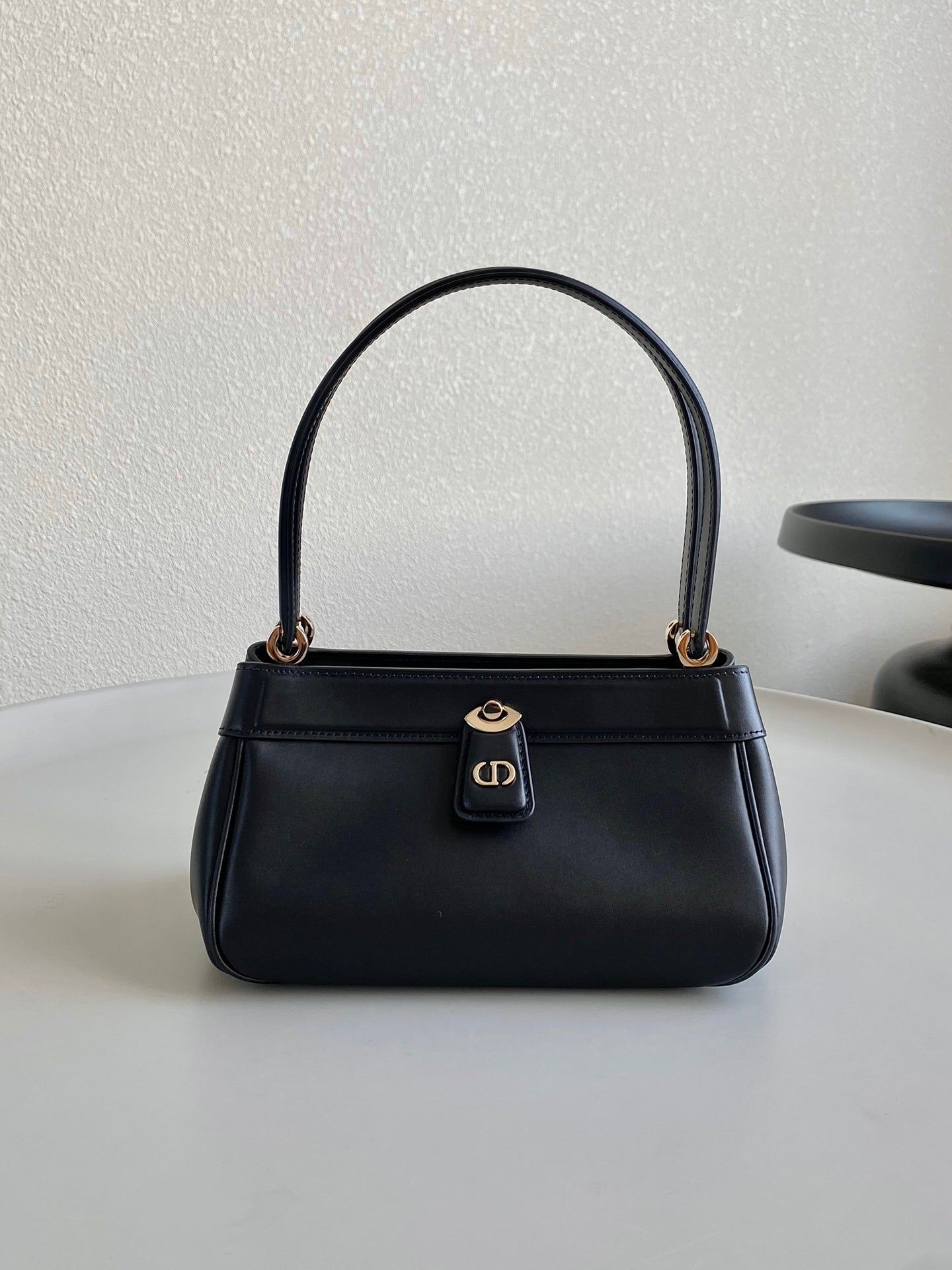 Alternative view of Dior Medium 22 Key Calfskin Handbag Black