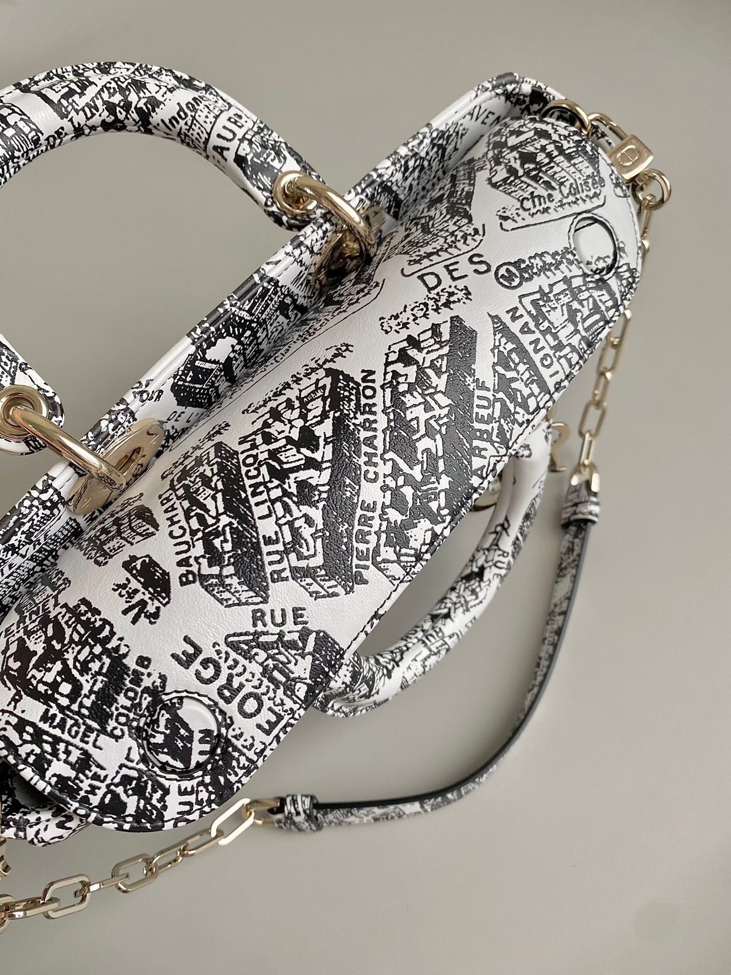 Dior Medium D-Joy 26 Jacquard Bag Blue - Image 2