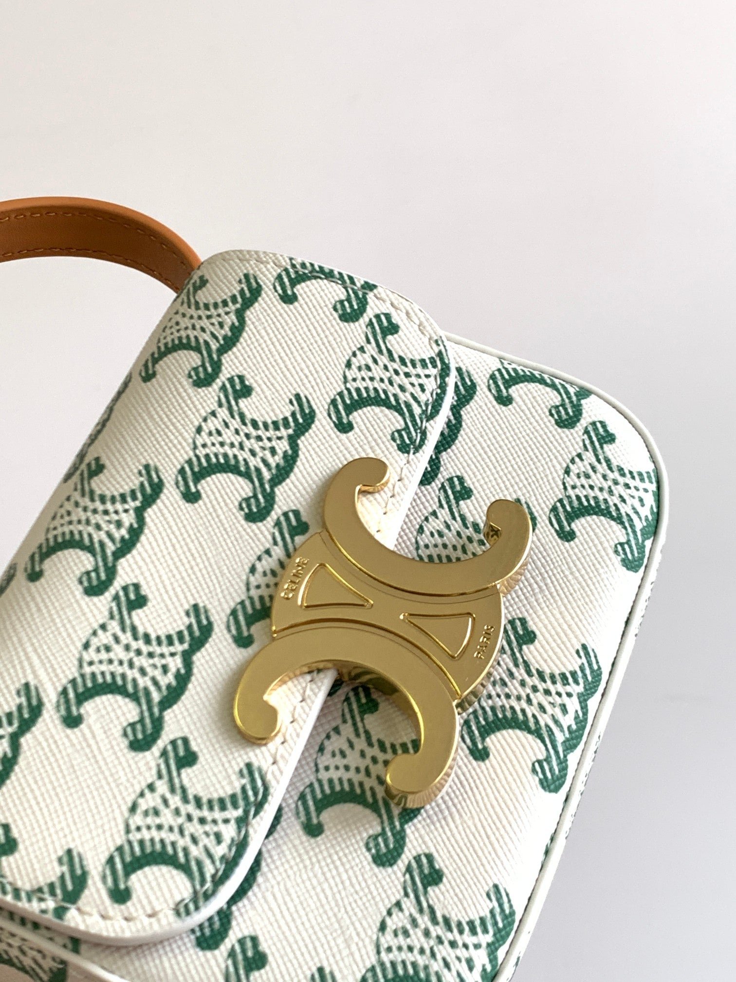 Alternative view of Celine Triomphe 11 Cowhide Bag