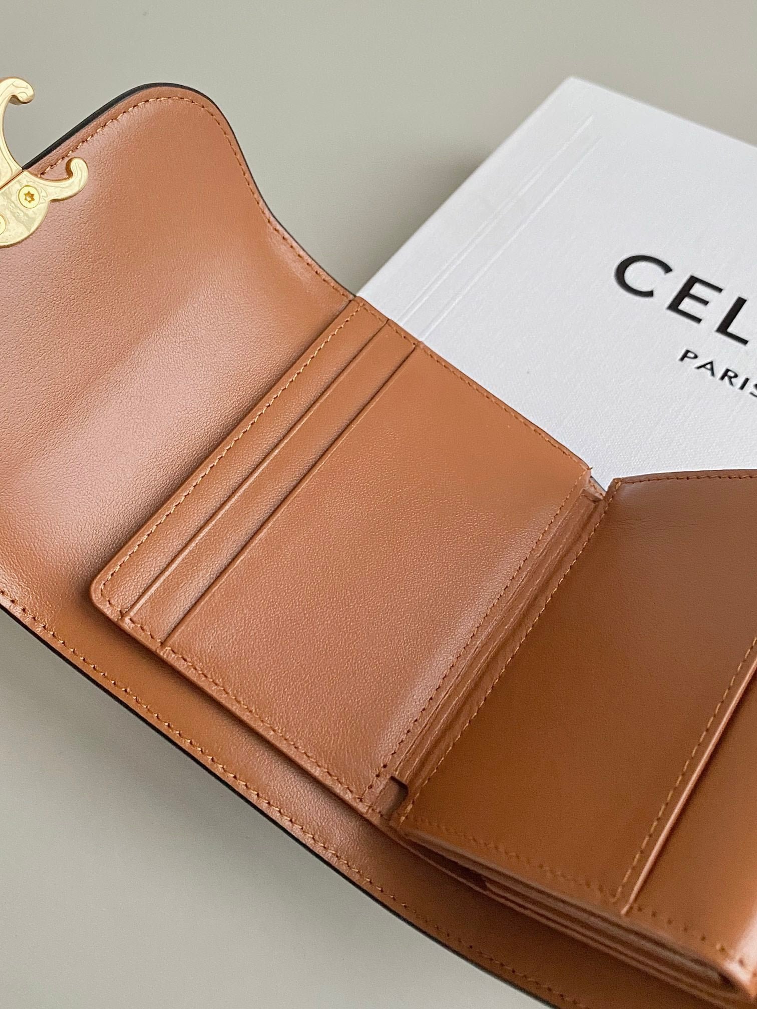 CELINE Triomphe Canvas Wallet - Image 5