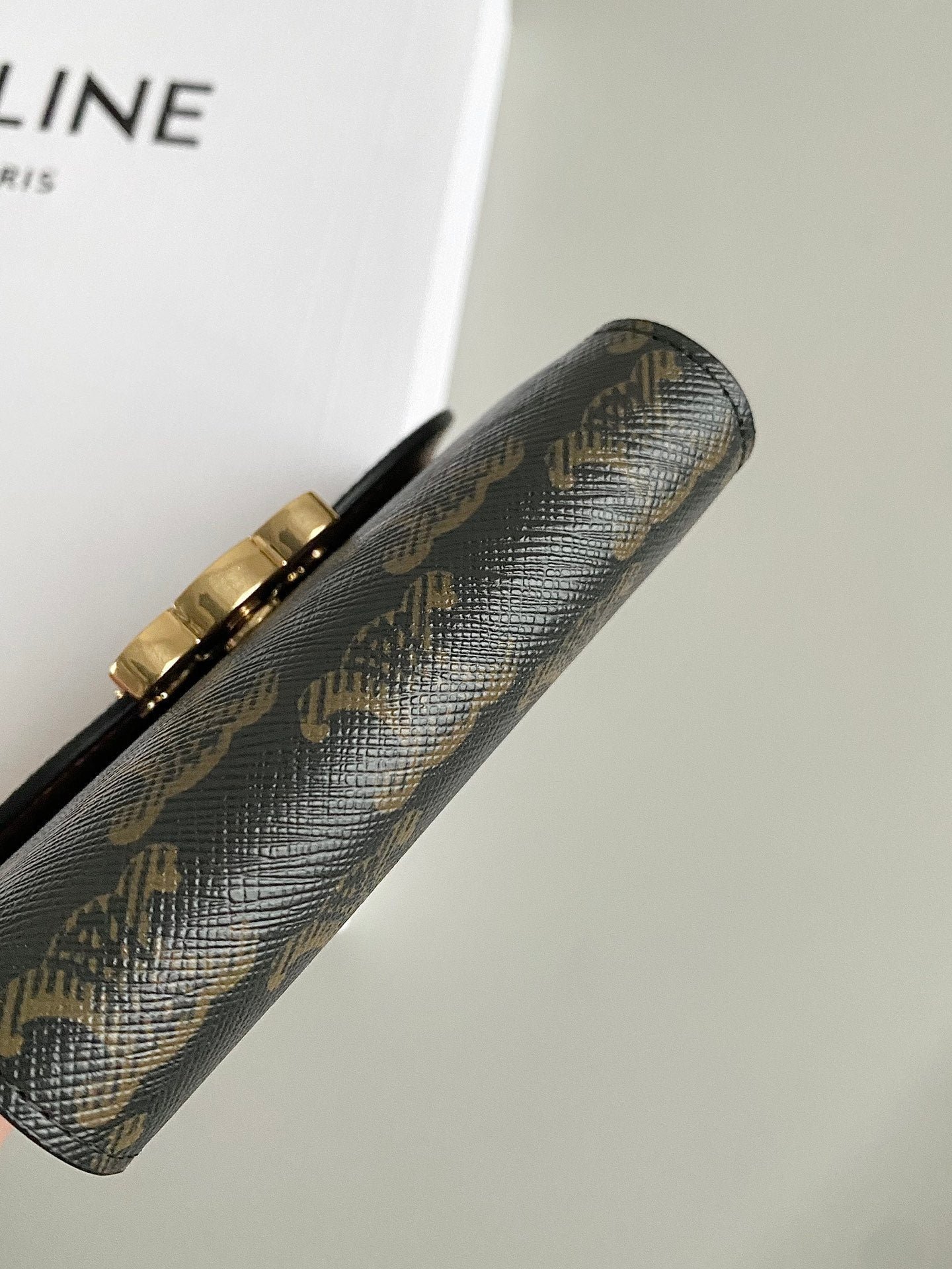 CELINE Triomphe Canvas Wallet - Image 9