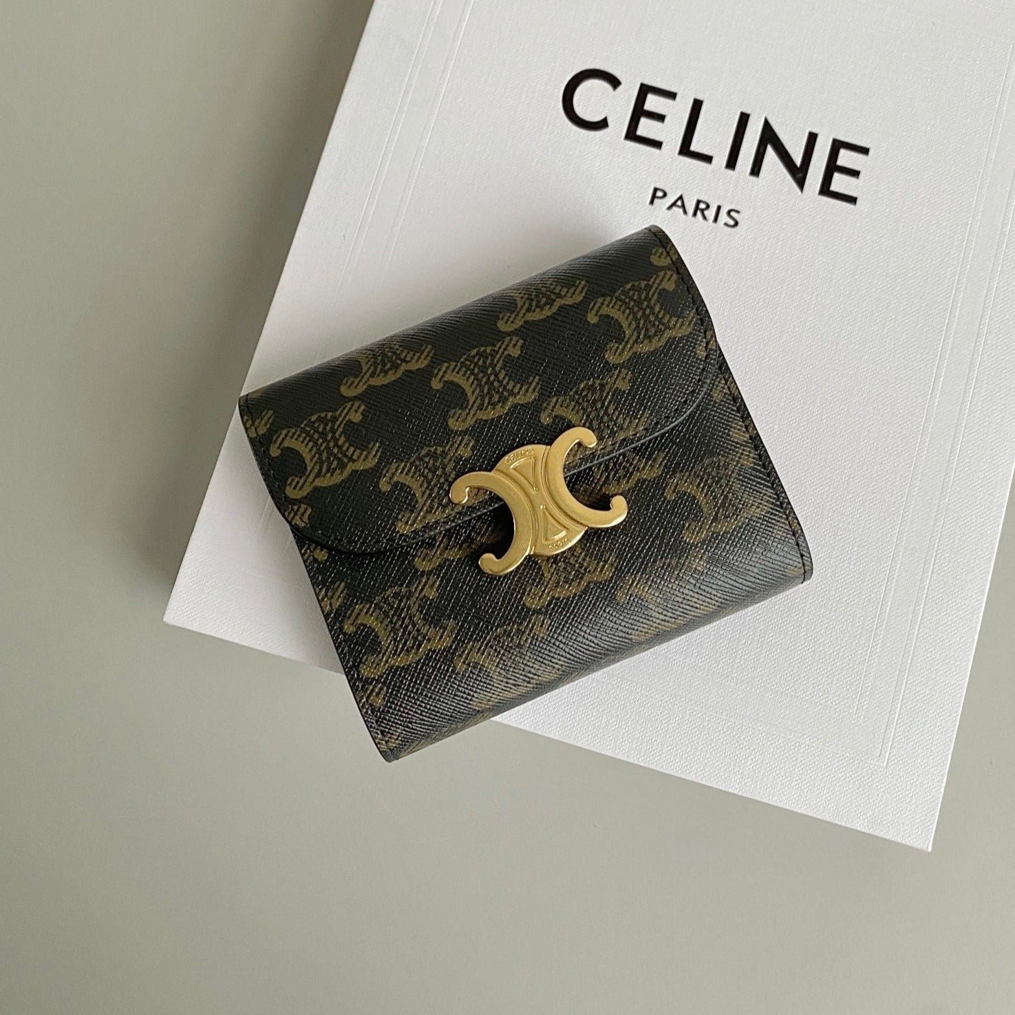 Celine Triomphe Trifold Wallet