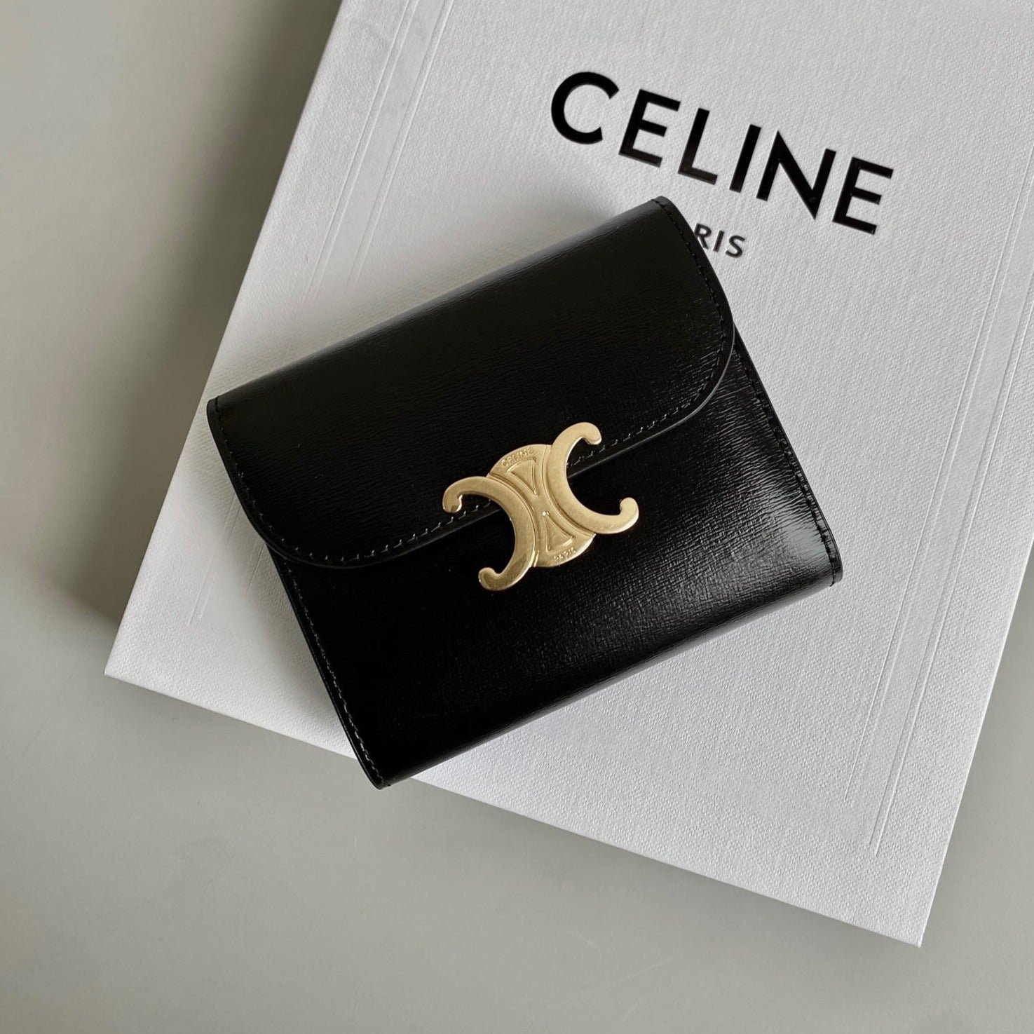Celine Triomphe Calfskin Wallet