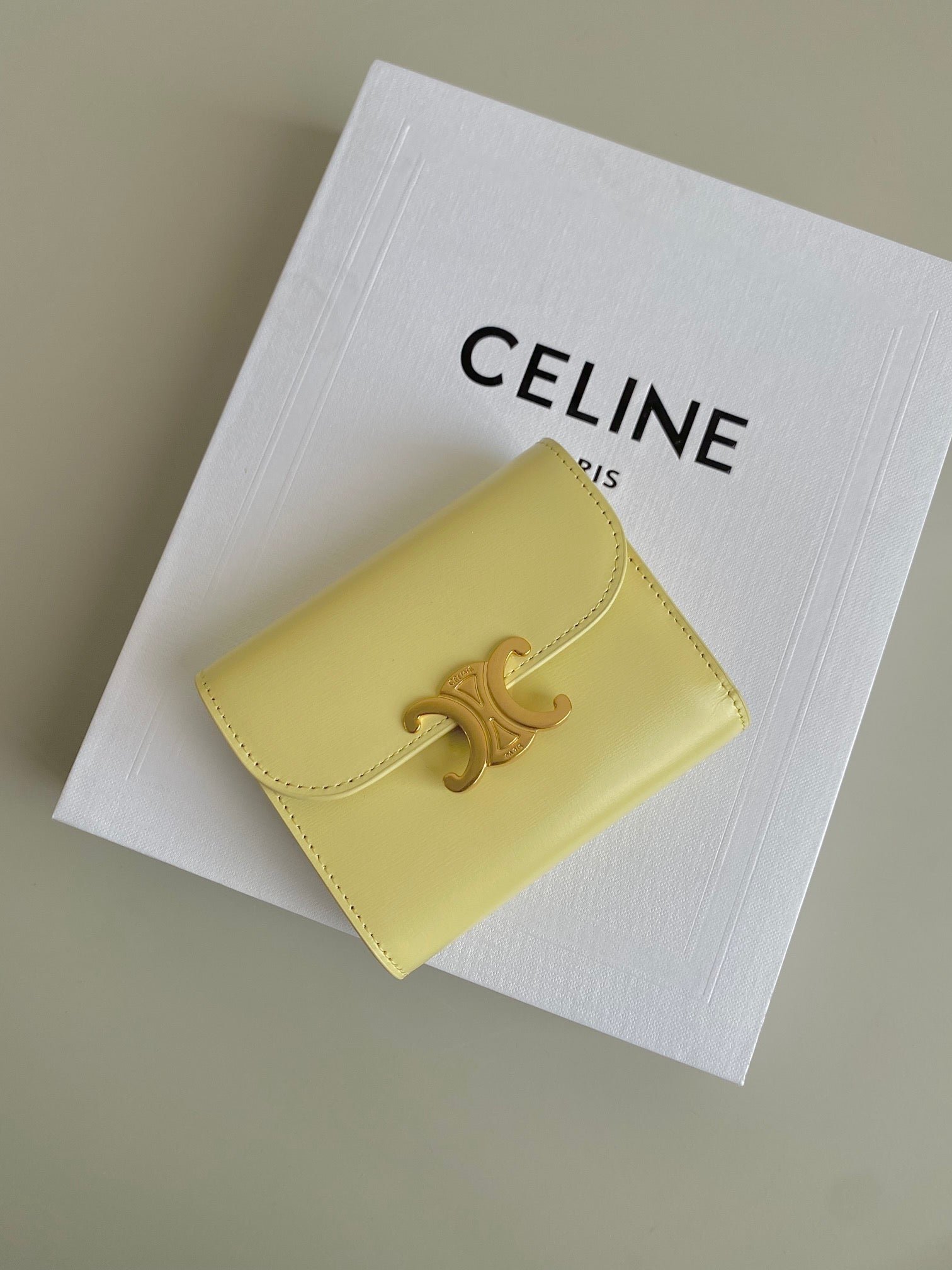 Alternative view of Celine Triomphe Calfskin Wallet