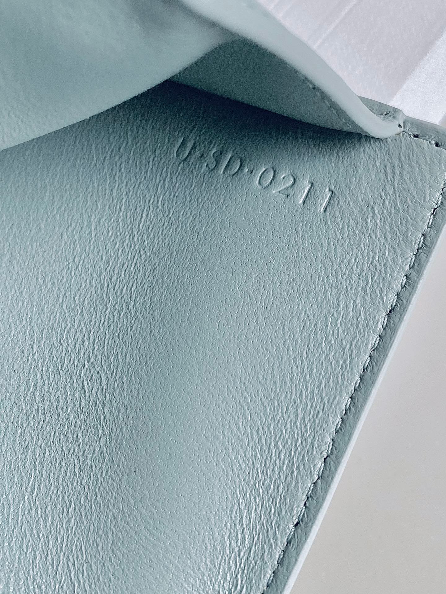 CELINE Light Blue Triomphe Wallet - Image 9