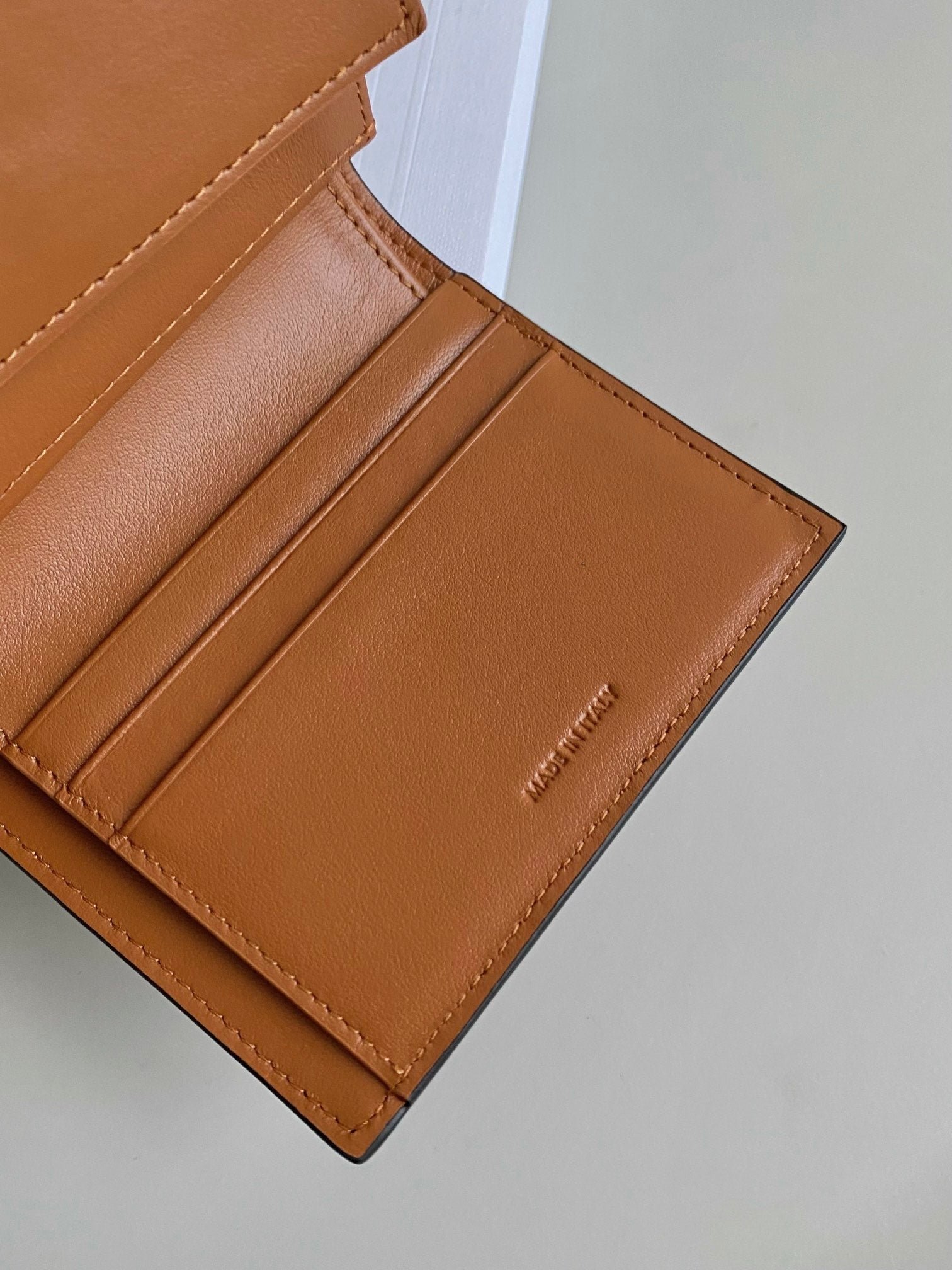CELINE Tan Triomphe Short Wallet - Image 7