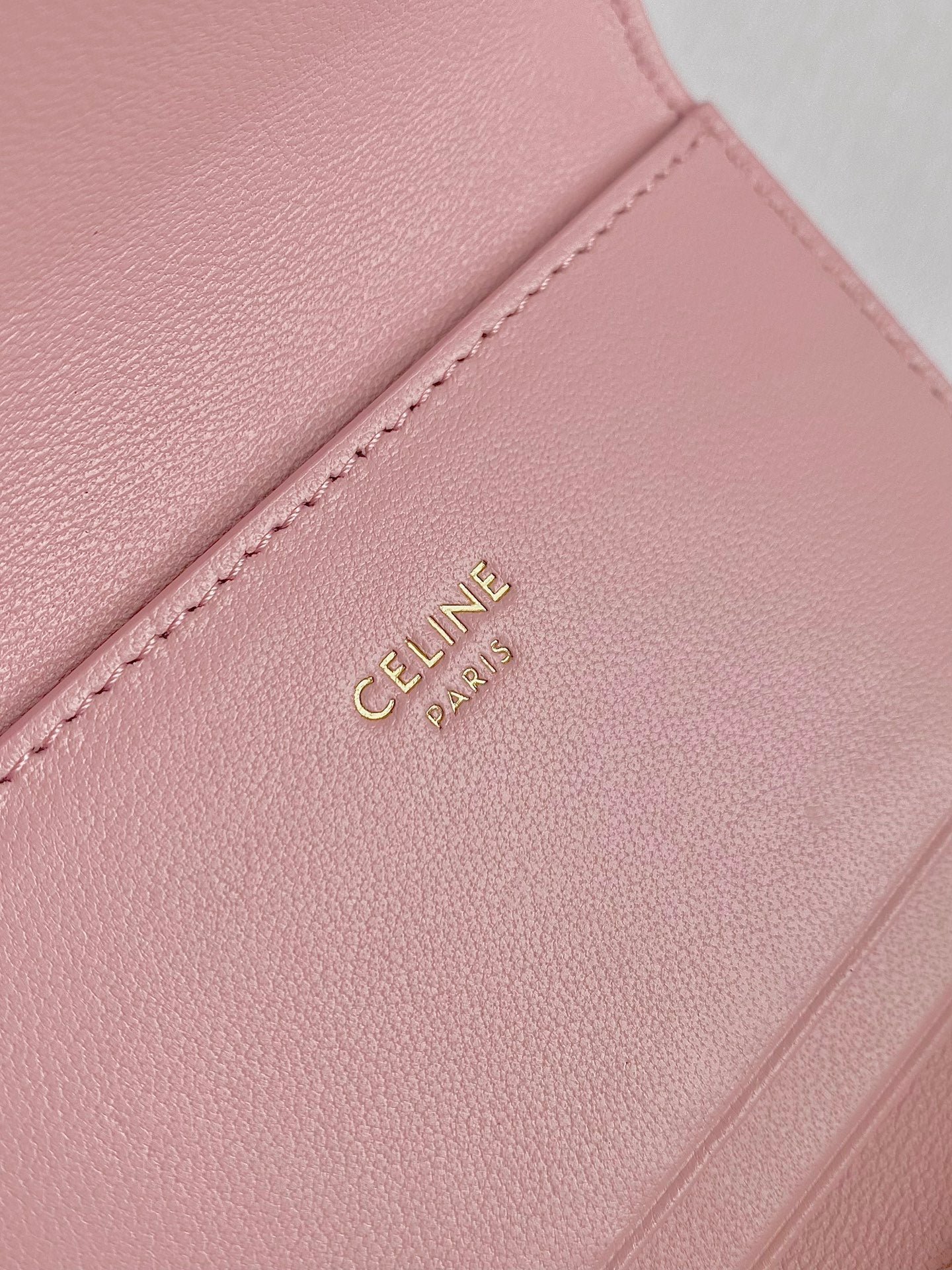 CELINE Tan Triomphe Short Wallet - Image 5