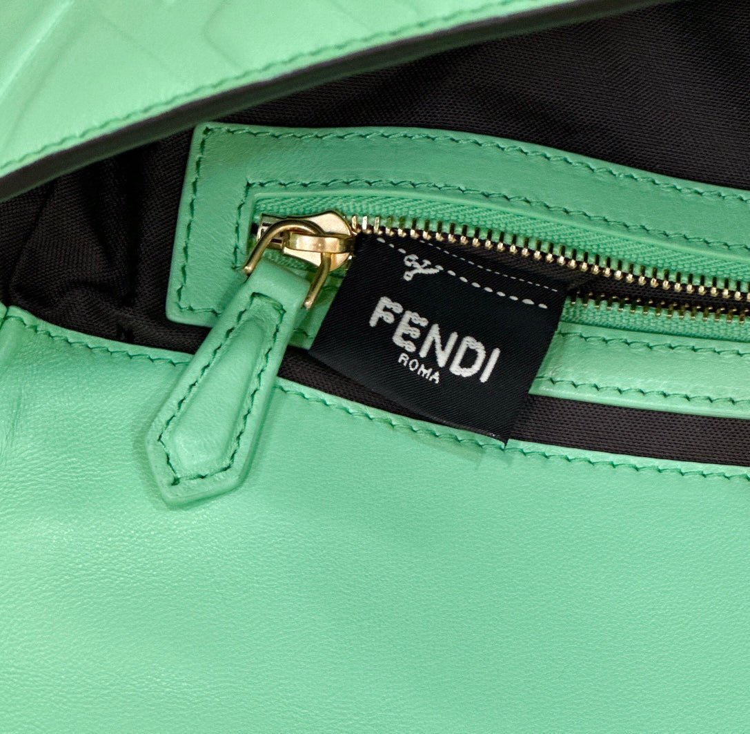 Fendi Baguette 27 De York Green Soft Lambskin - Image 8