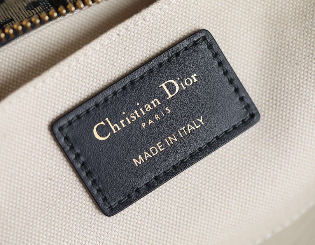 Dior CD Lounge 26 Jacquard Bag Blue - Image 9