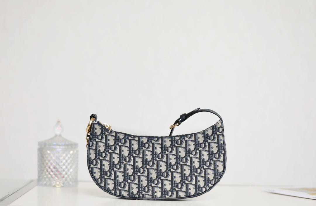 Alternative view of Dior CD Lounge 26 Jacquard Bag Blue
