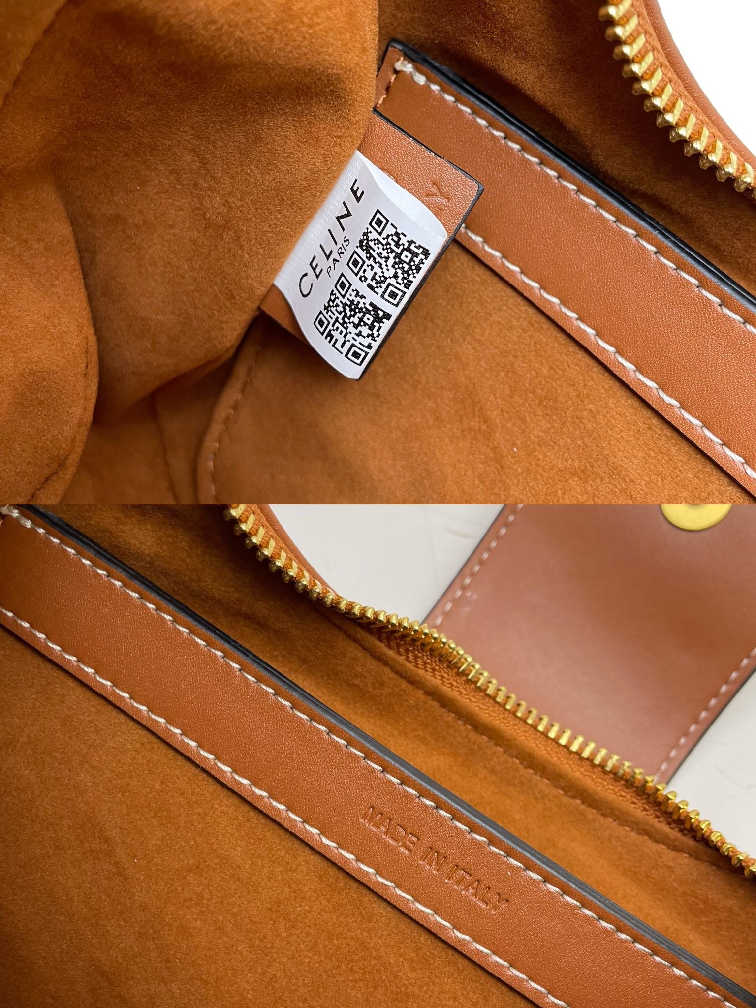 Celine Triomphe 23 Calfskin Hobo Bag - Image 8