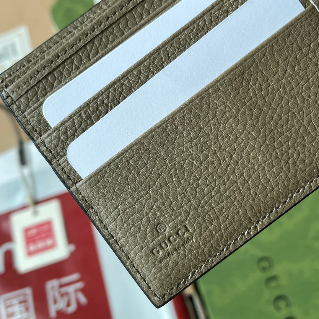 GUCCI Beige Embossed GG Bifold Wallet - Image 8