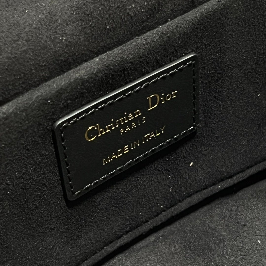 Dior Caro 20 Black Smooth Lambskin Vanity Bag - Image 8