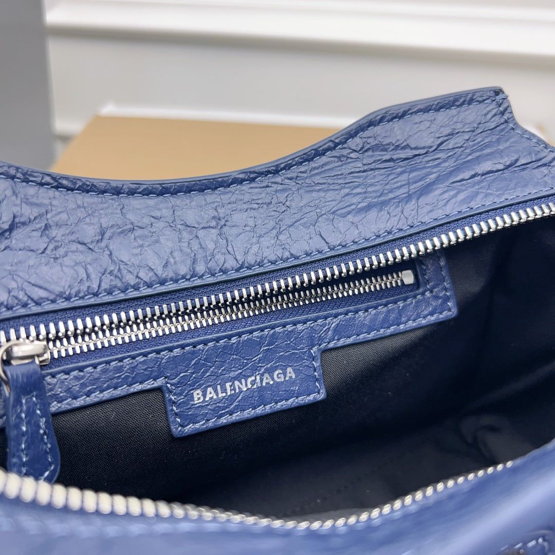 Balenciaga Neo Cagole 26cm Navy Lambskin - Image 4