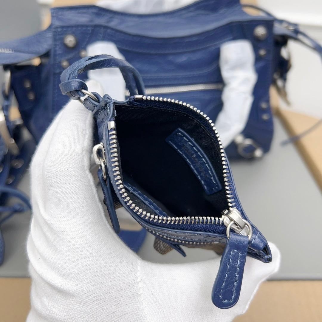 Balenciaga Neo Cagole 26cm Navy Lambskin - Image 8