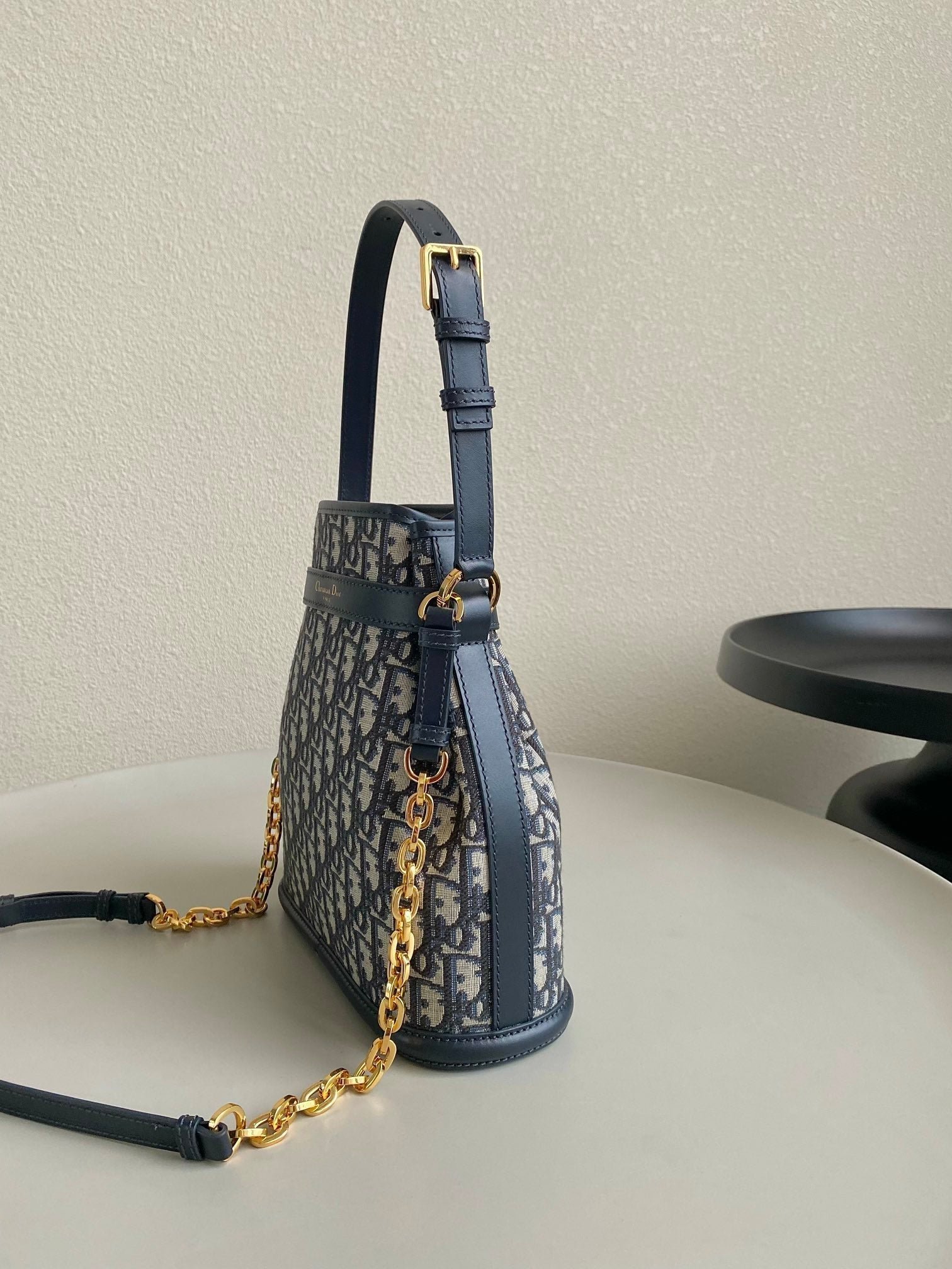 Dior Medium C'Est 24 Oblique Jacquard Bag Blue - Image 4