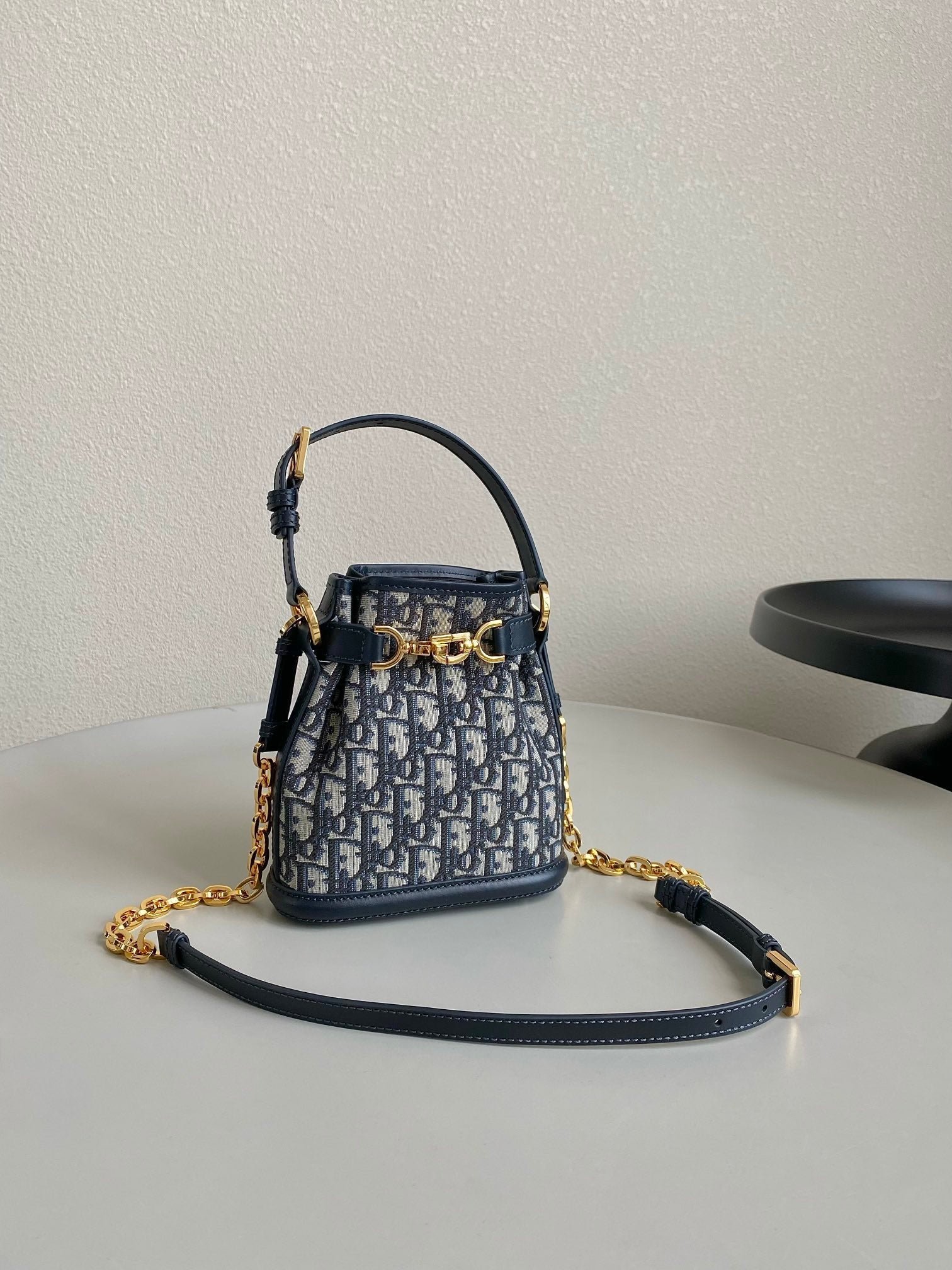 Dior Small C'Est 18 Oblique Jacquard Bag Blue - Image 3