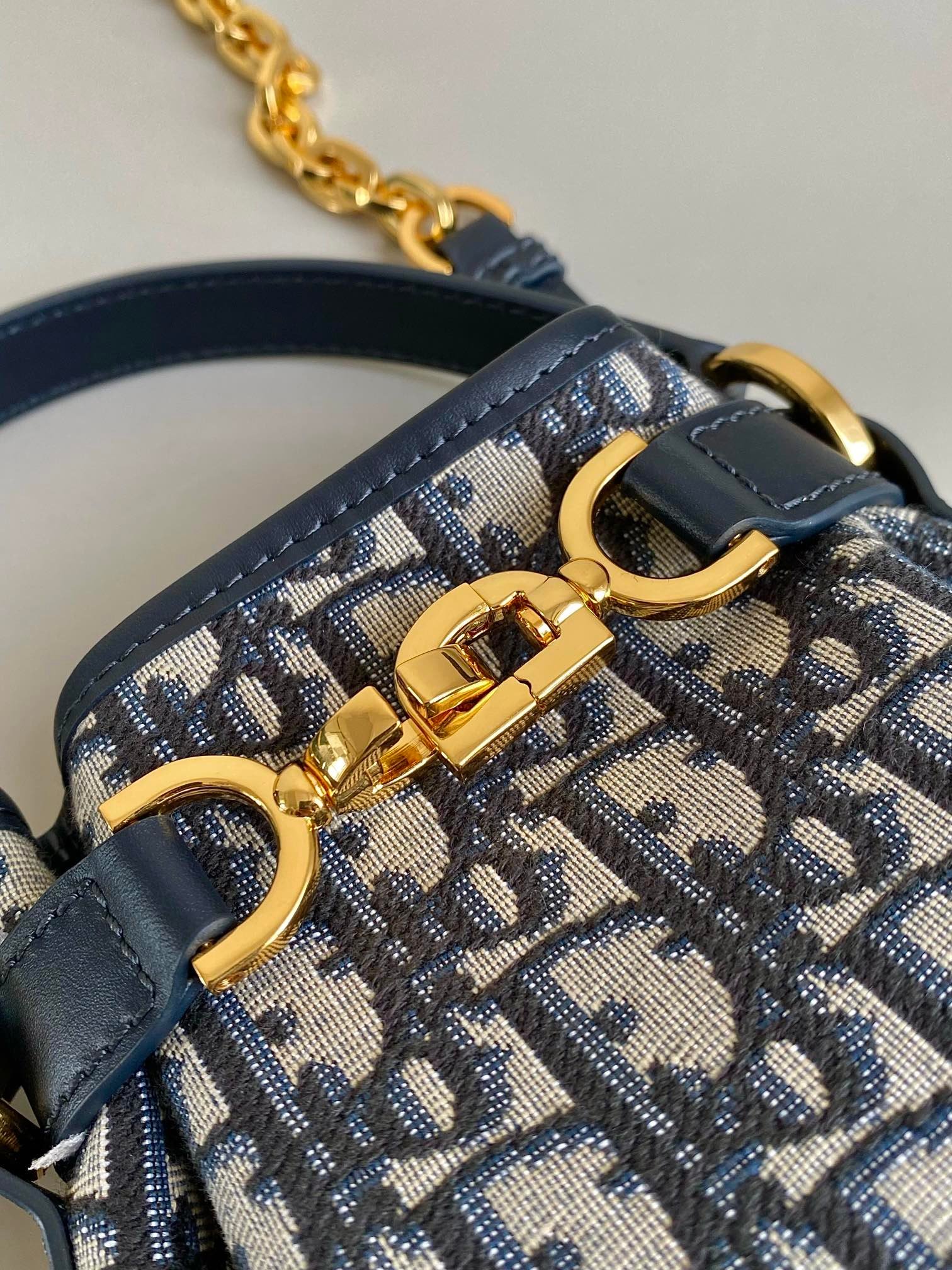 Dior Small C'Est 18 Oblique Jacquard Bag Blue - Image 5
