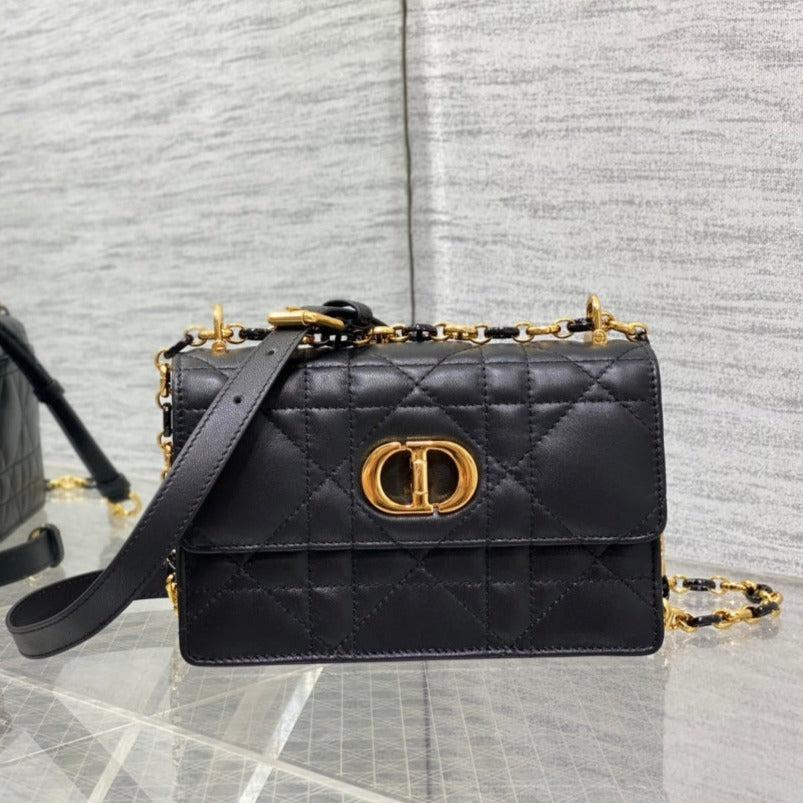 Dior Miss Caro Mini Black Calfskin Quilted Bag
