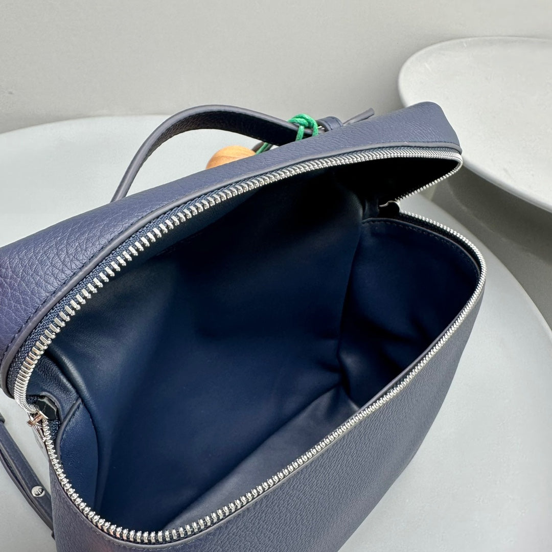Loro Piana Extra Pocket Backpack 23 Navy - Image 9