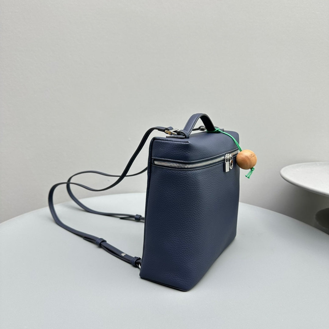 Loro Piana Extra Pocket Backpack 23 Navy - Image 4