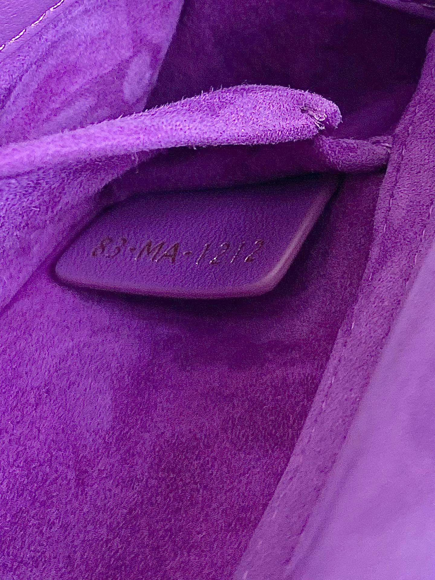 Dior Mini D-Joy 17 Lambskin Bag Violet Purple - Image 8