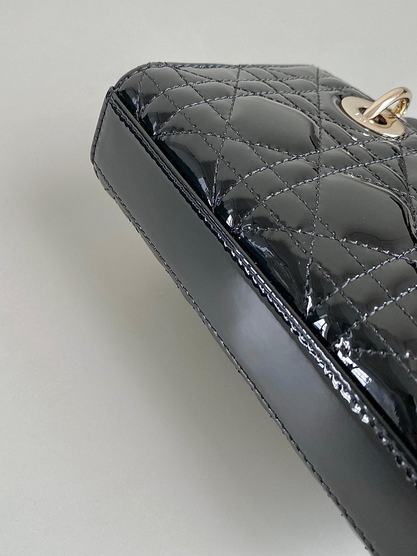 Dior Mini D-Joy 17 Lambskin Bag Black - Image 9