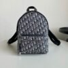 Dior Small Backpack 32 Blue Oblique Jacquard Daypack
