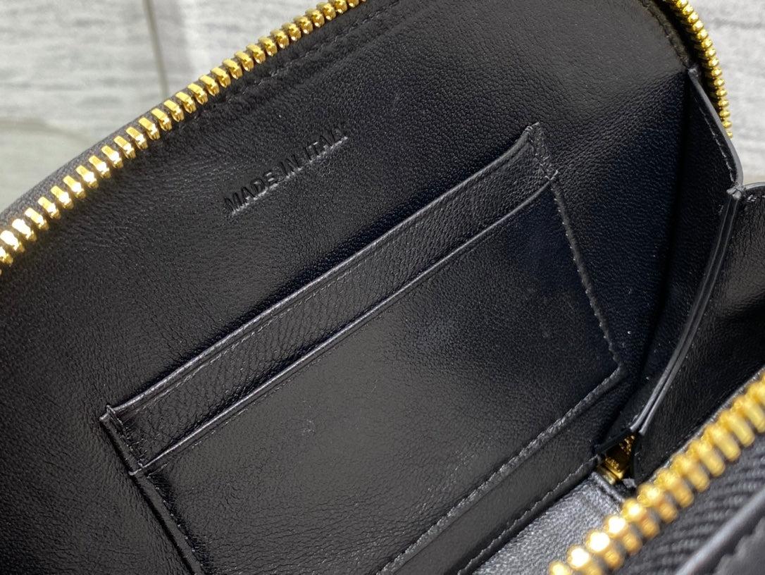 Dior Oval Camera Bag 18cm Black Cowhide Leather - Image 9