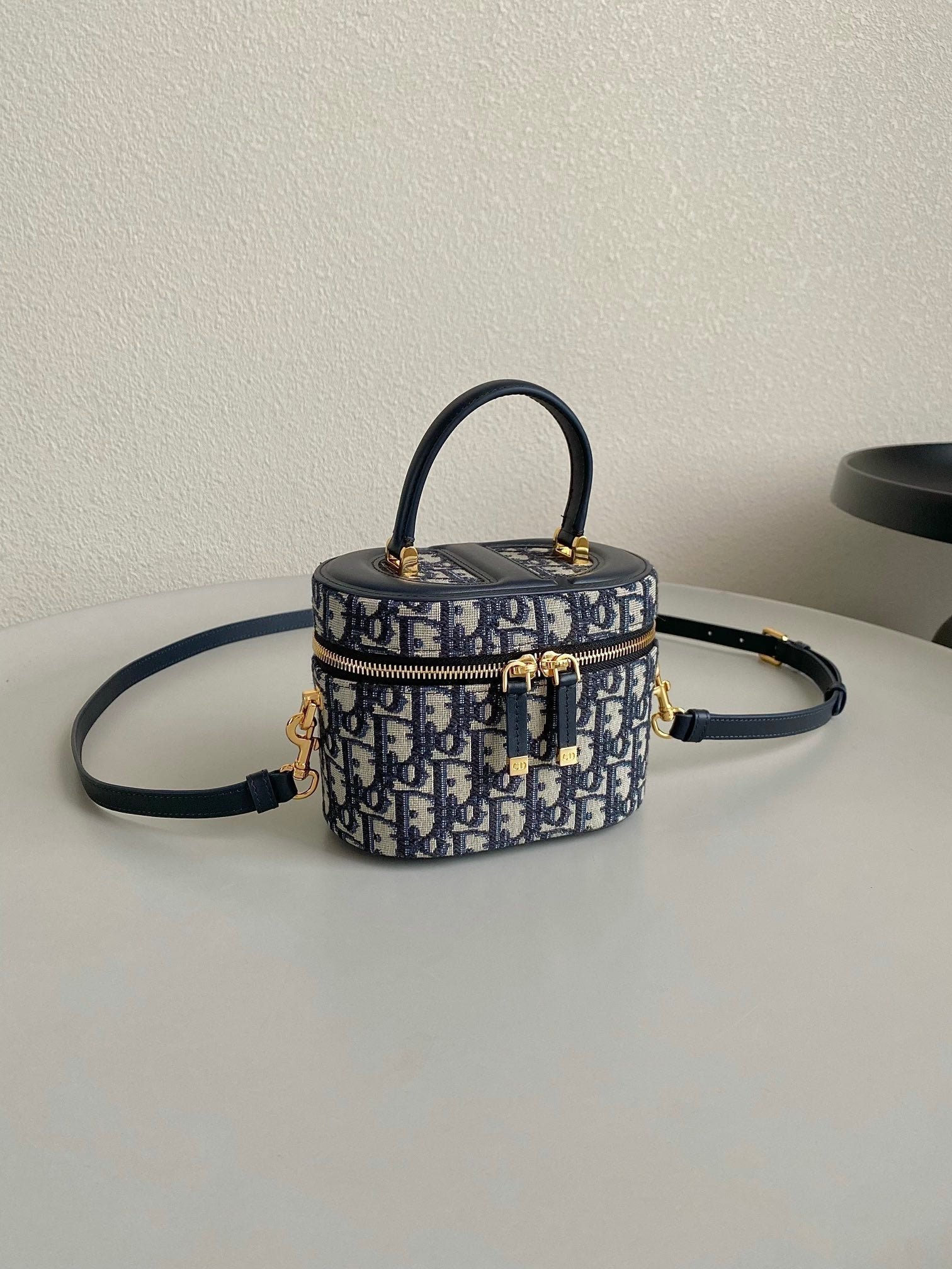 Alternative view of Dior Signature Vanity 16 Jacquard Bag Blue