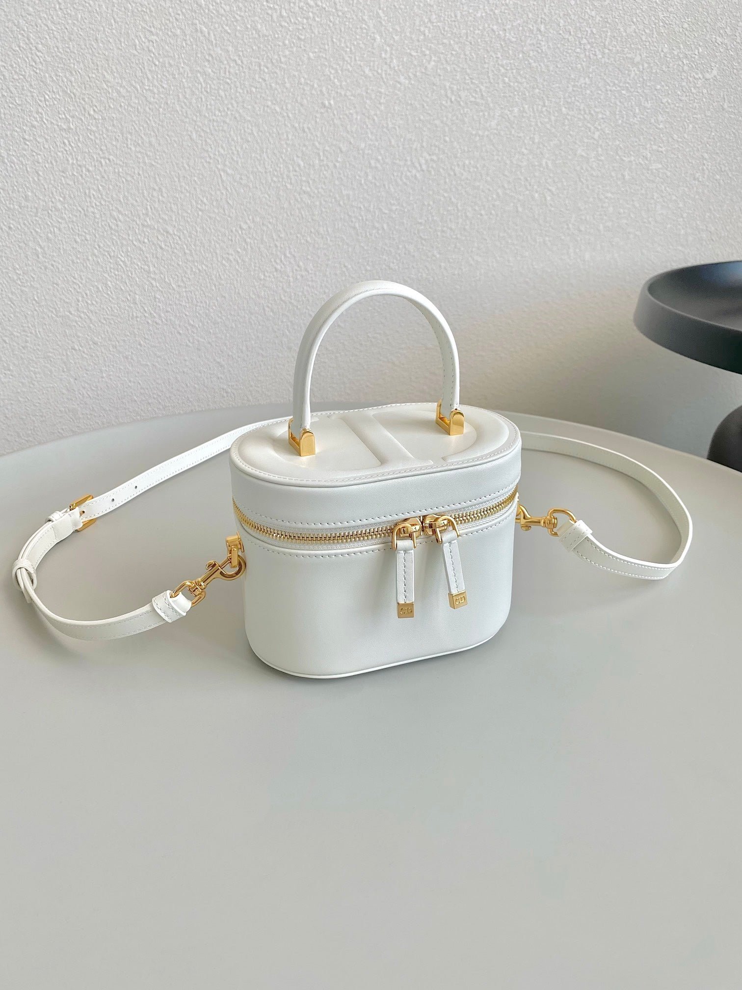 Alternative view of Dior Signature Vanity 16 Lambskin Bag White