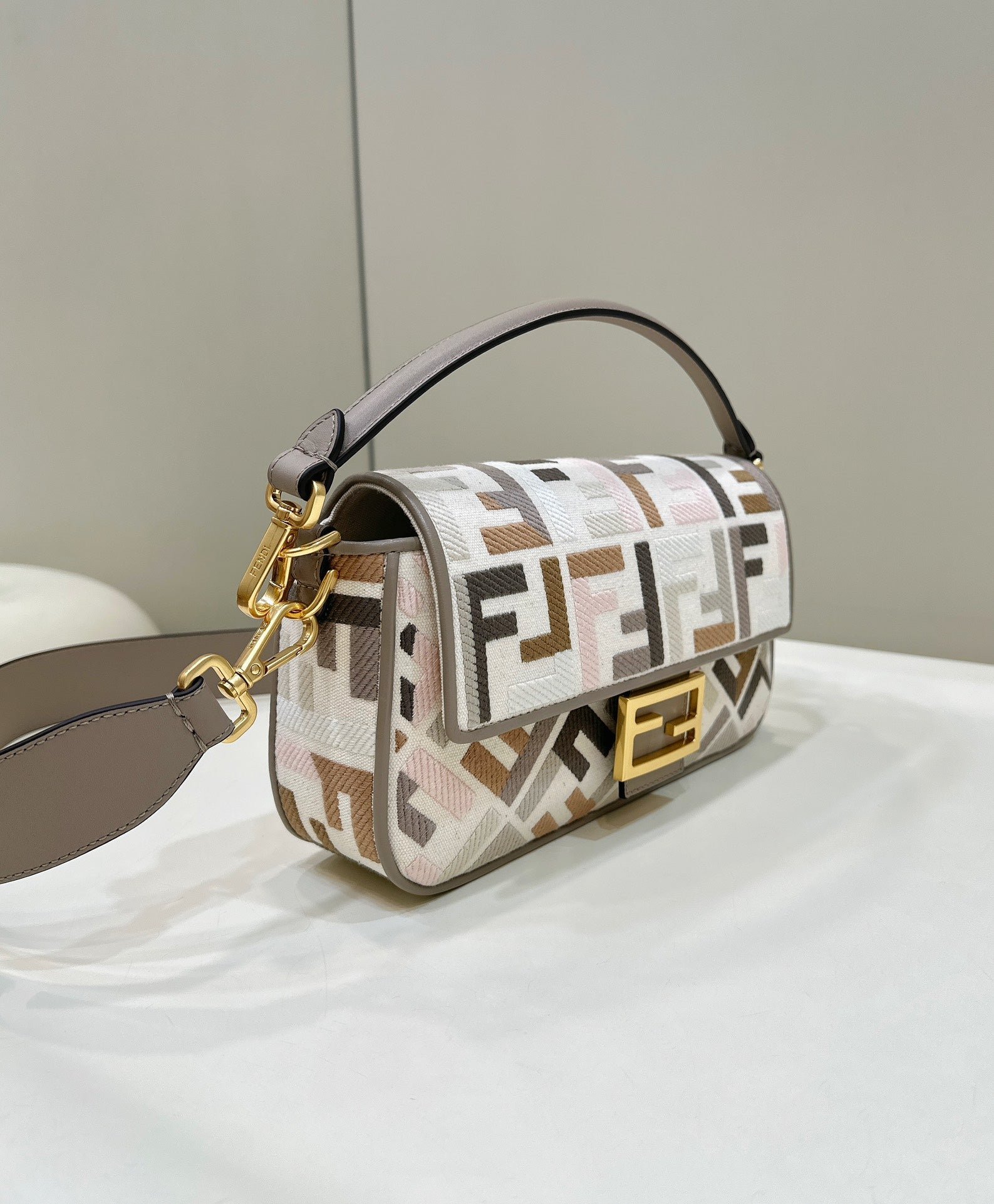 Alternative view of Fendi Baguette 27 Canvas Embroidery