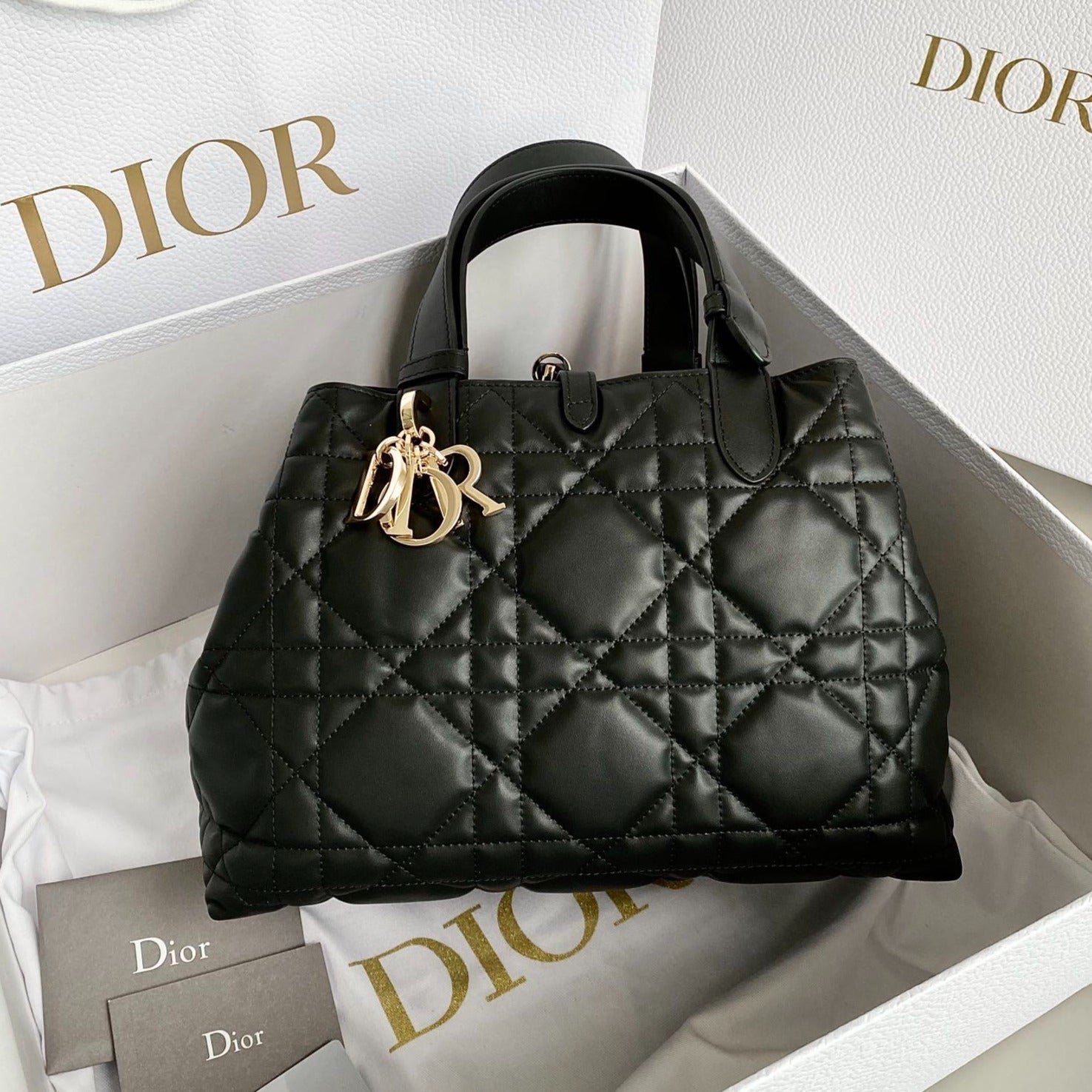 Dior Toujours 28 Lambskin Bag Black