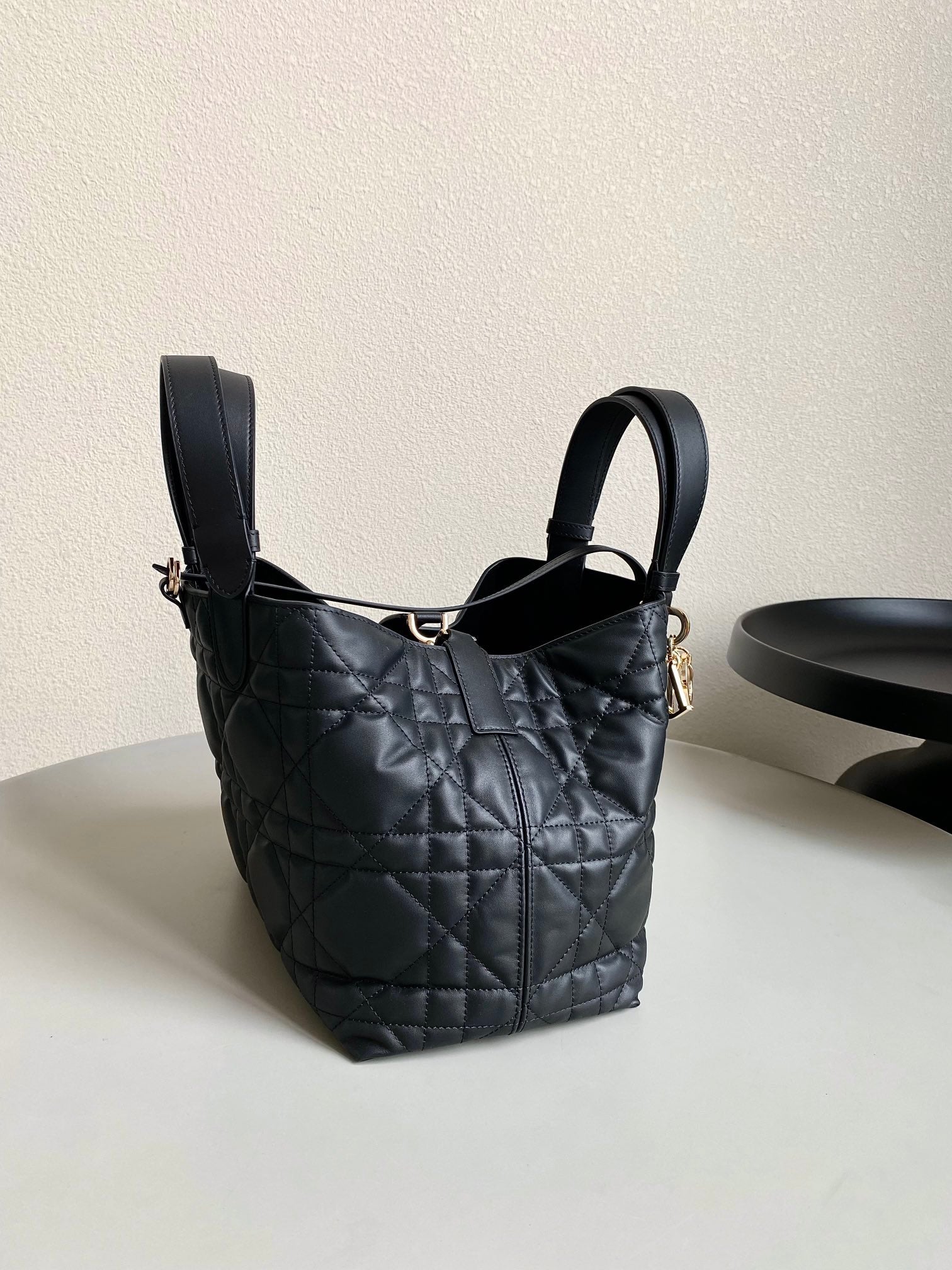 Dior Toujours 28 Lambskin Bag Black - Image 3