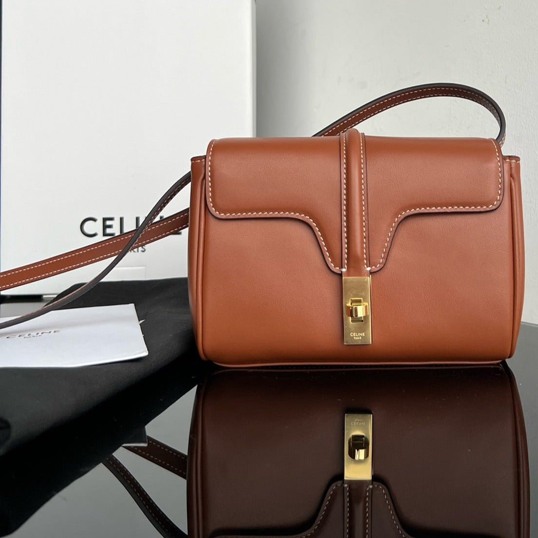 Celine Soft 18 Calfskin Shoulder Bag