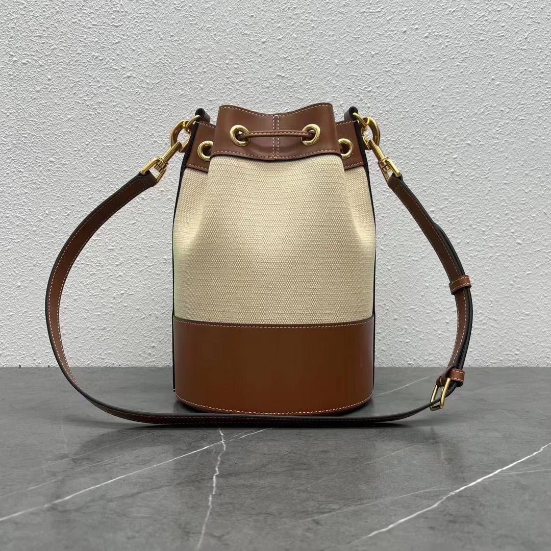 Celine Cabas Marin Small Drawstring Bucket - Image 3