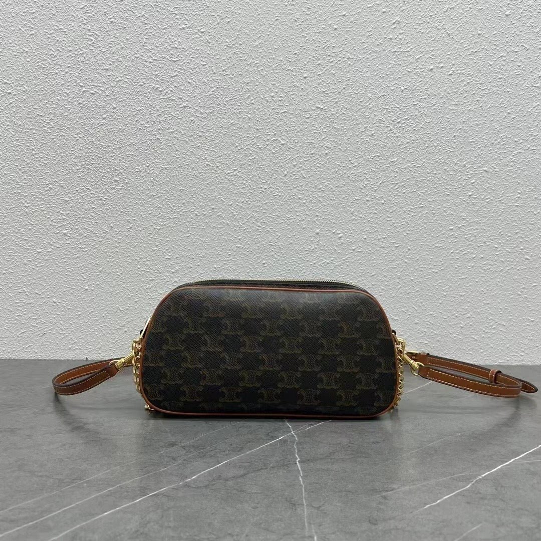 Alternative view of Celine Mini Camera Triomphe Canvas Calfskin