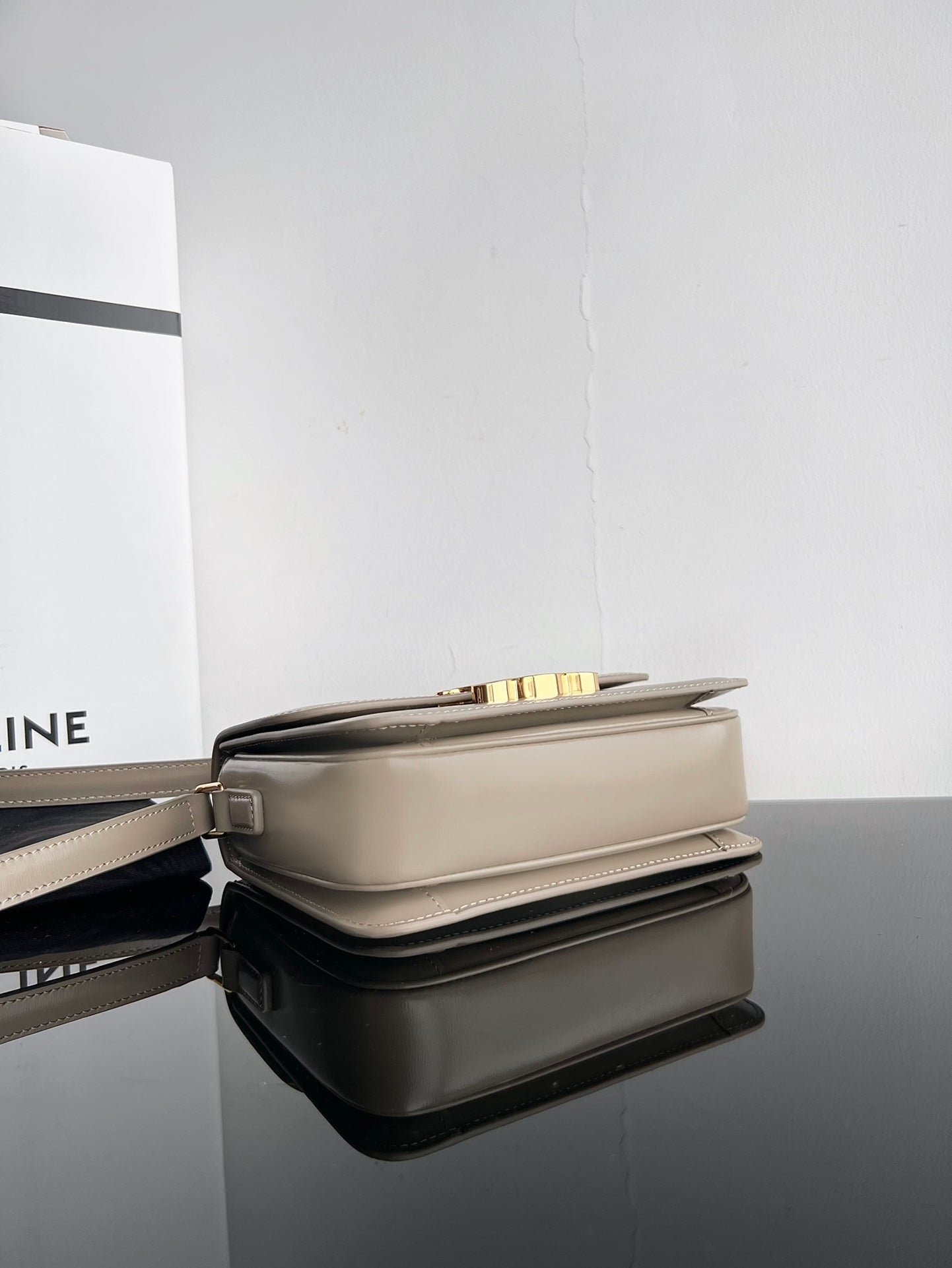 Alternative view of Celine Triomphe Teen 22 Calfskin Bag