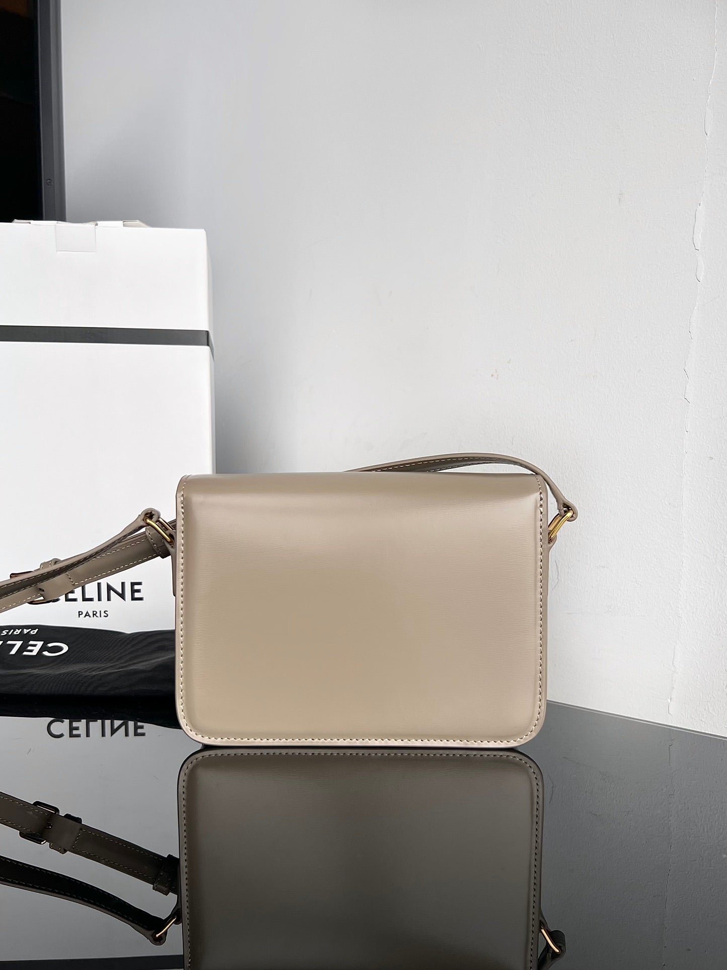 Alternative view of Celine Triomphe Teen 18 Calfskin Bag