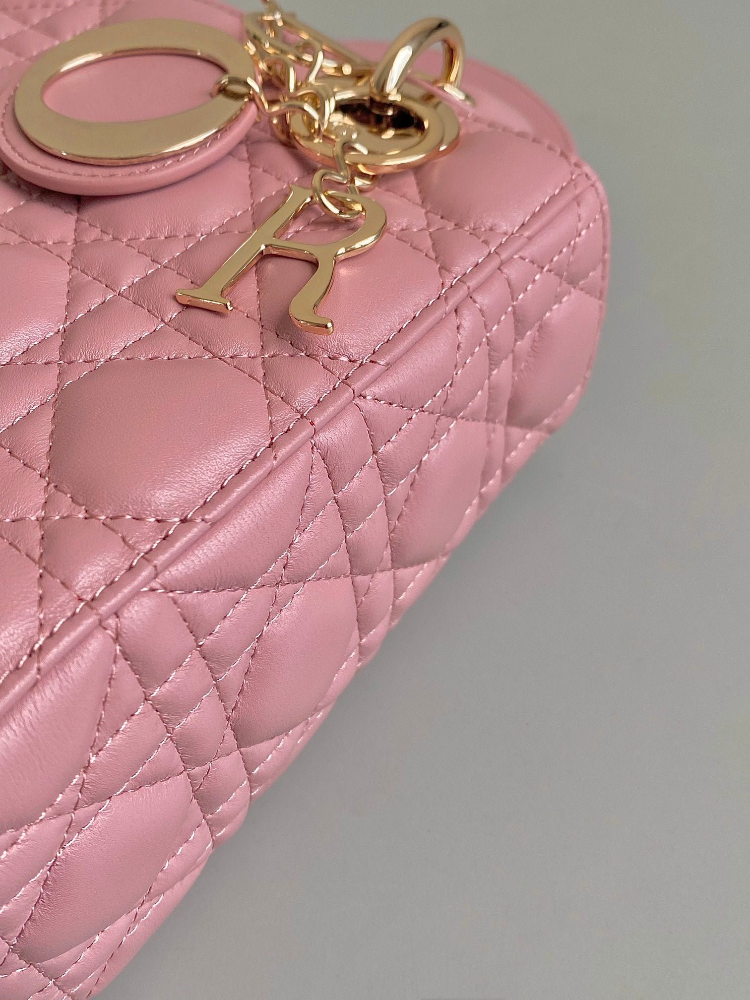 Alternative view of Dior Lady Powder Pink Quilted Shoulder Bag
