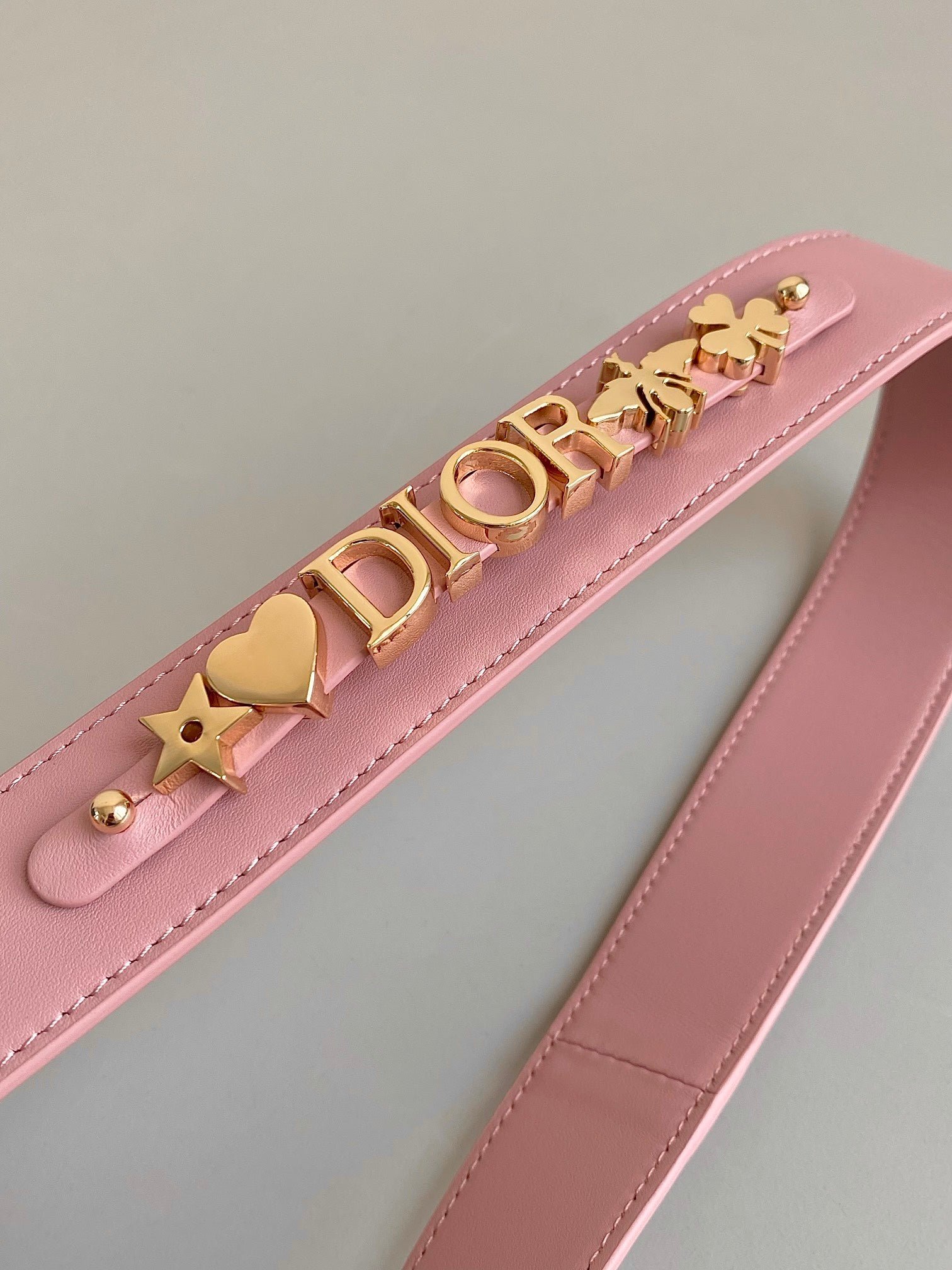 Dior Lady Powder Pink Quilted Shoulder Bag - Image 5