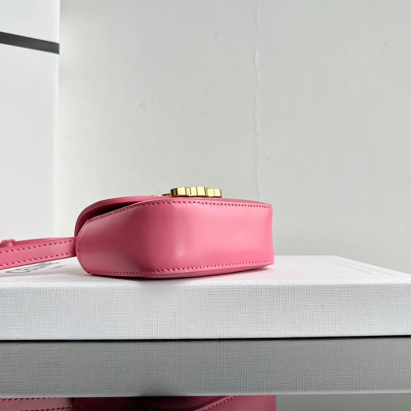 Celine Triomphe 11 Hot Pink Calfskin - Image 3