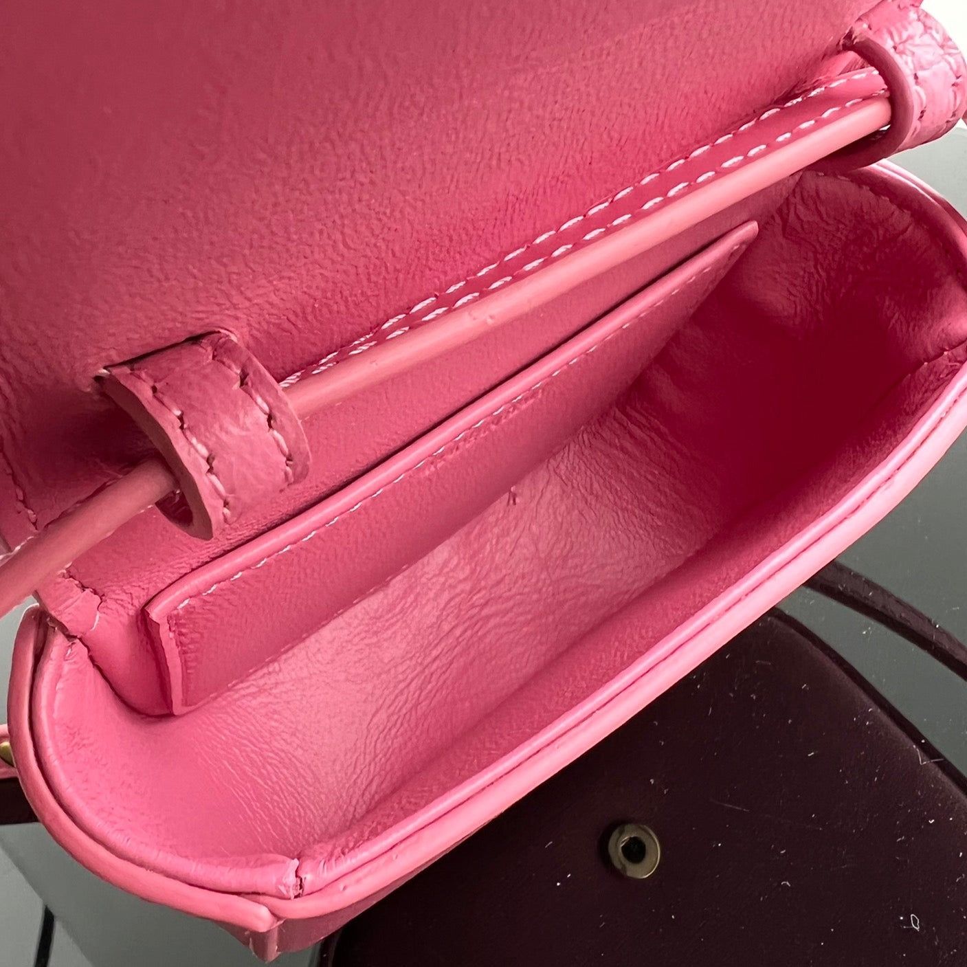 Celine Triomphe 11 Hot Pink Calfskin - Image 8